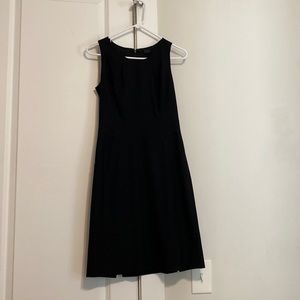 Super 120s sheath dress from jcrew. Color black in size 0. Smoke free pet free